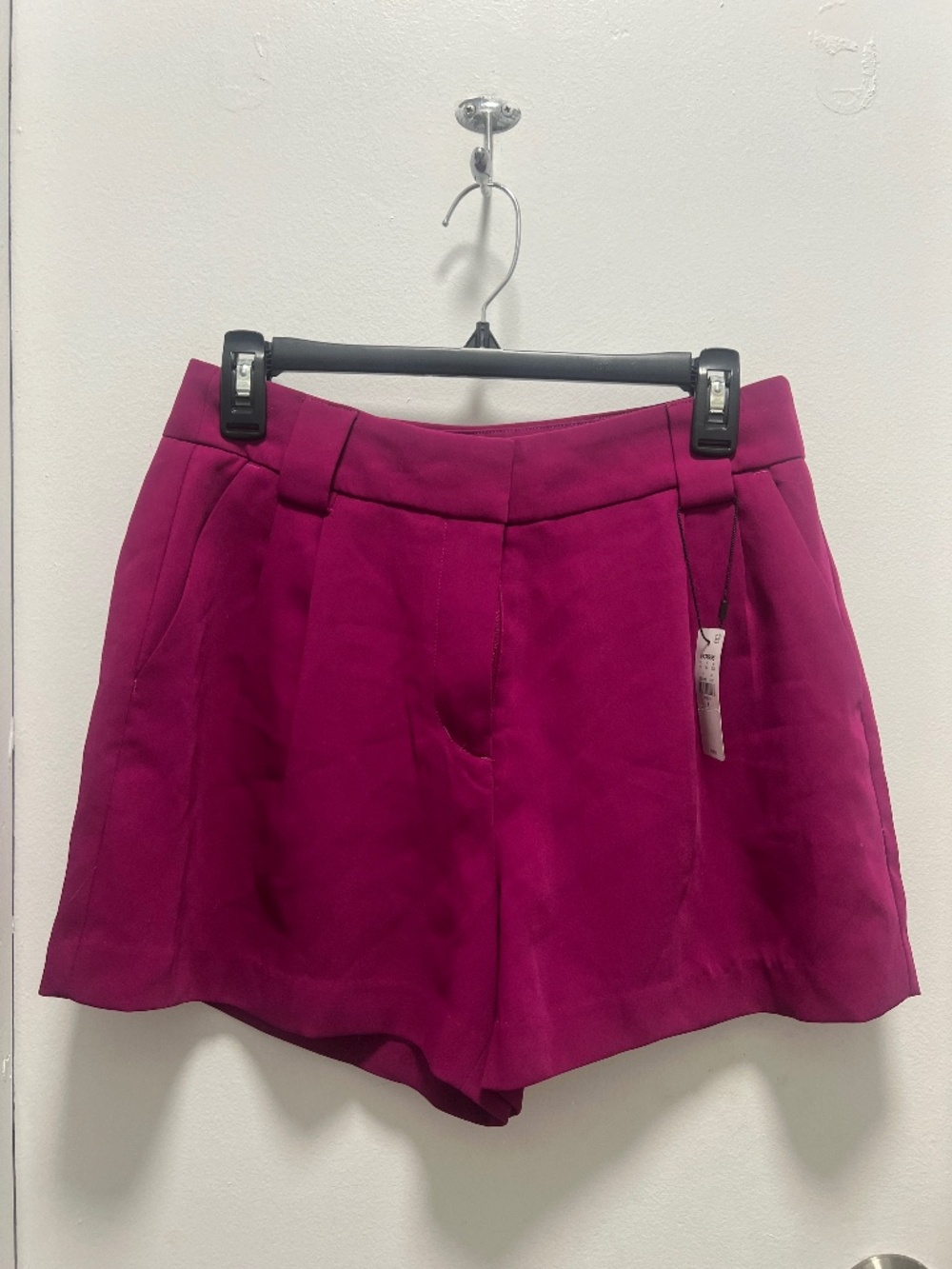 Express Pink Pleated Shorts